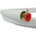 Ductless Lineset, 1/4" x 1/2" x 1/2" x 50', White EZ-PULL, 14G-4W