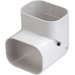 Slimduct 3-1/4" 90 degree Vertical Ell, White 100
