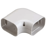 Slimduct 3-1/4" 90 degree Flat Ell, White 100