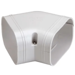 Slimduct 3-1/4" 45 degree Flat Ell, White 100